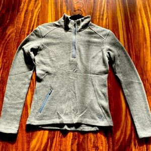Mountain Hardwear XS Wool Blend Quarter Zip Pullover